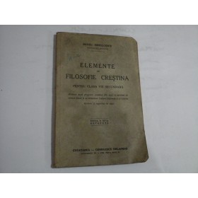 ELEMENTE DE FILOSOFIE CRESTINA  -  IRINEU MIHALCESCU